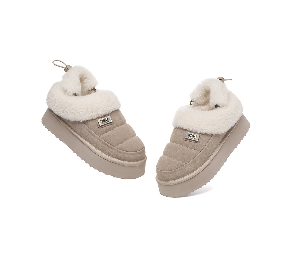 UGG EVERAU® UGG Slippers Women Drawstring Platform Paige