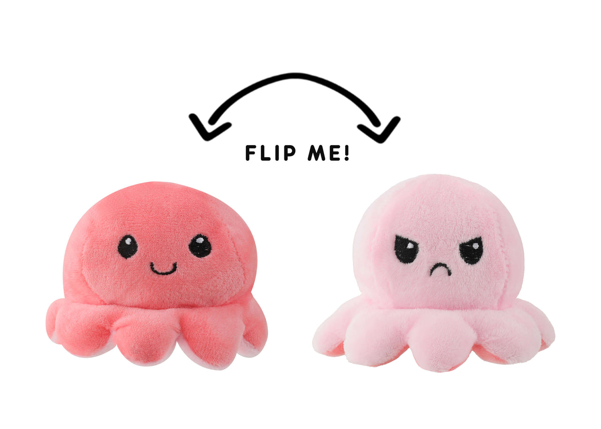 Flip Octopus Plush Key Chain Large