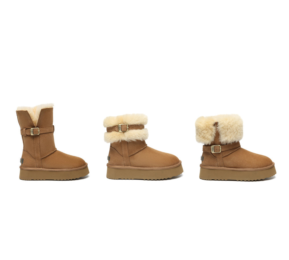 UGG EVERAU® UGG Boots Women Platform Short Valerie