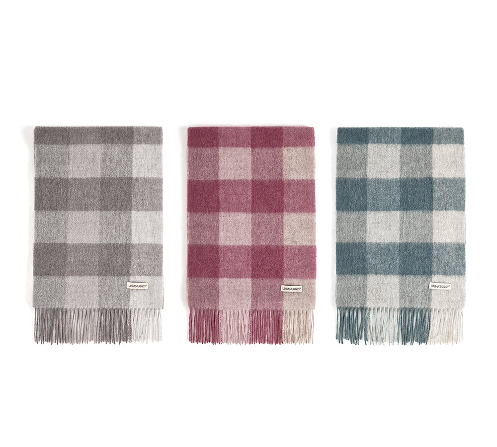 Urban UGGยฎ 100% Wool Check Scarf Zoe URBAN UGG