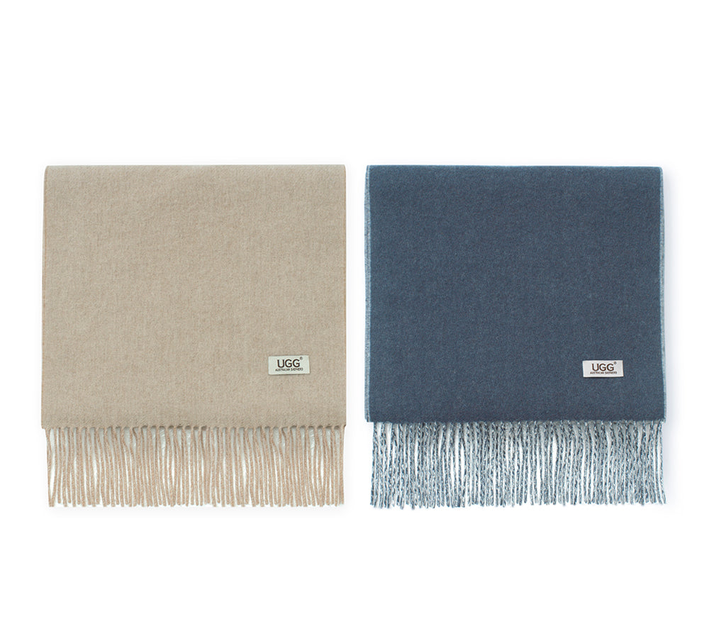 AUSTRALIAN SHEPHERDยฎ 100% Wool Plain Scarf Oatumn UGG AUSTRALIAN SHEPHERD