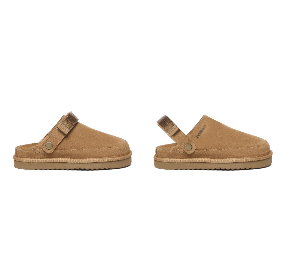 EVERAU?? Adjustable Strap Slip-on Flat Sandal Slippers Sierra EVERAU