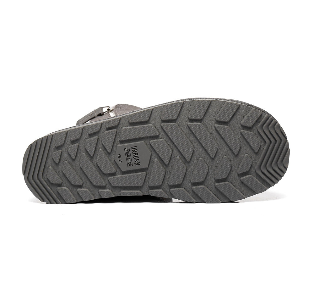 UGG Boots - Sheepskin Zipper Short Women Boots Zipporah