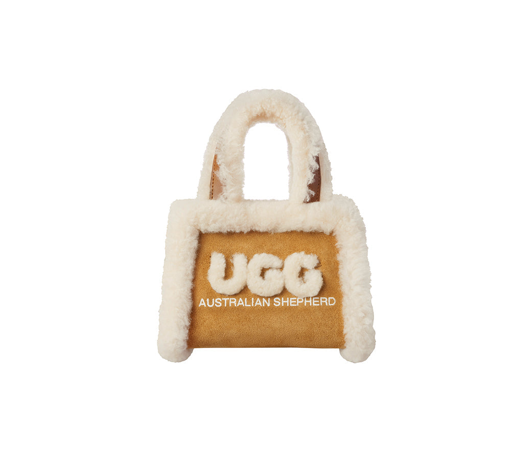 み*)様 UGG バッグ Australian Shepherd オーストラリア UGG Shearling Mini Tote Bag, Suede Shoulder Crossbody Momo – Ever