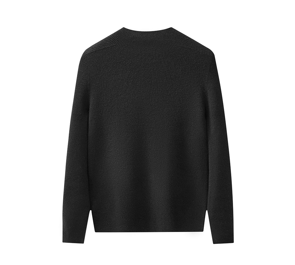 EVERAU® 100% Wool Knitwear Sweater Roya EVERAU