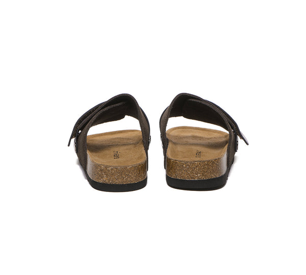 EVERAU?? Adjustable Strap Embossed Slip-on Summer Sandal Slides Terrain - UGG EXPRESS