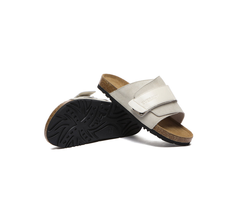 EVERAU?? Adjustable Strap Embossed Slip-on Summer Sandal Slides Terrain - UGG EXPRESS