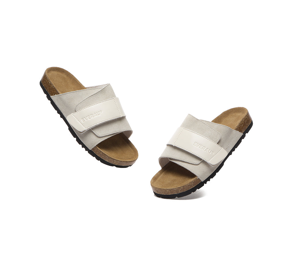 EVERAU?? Adjustable Strap Embossed Slip-on Summer Sandal Slides Terrain - UGG EXPRESS