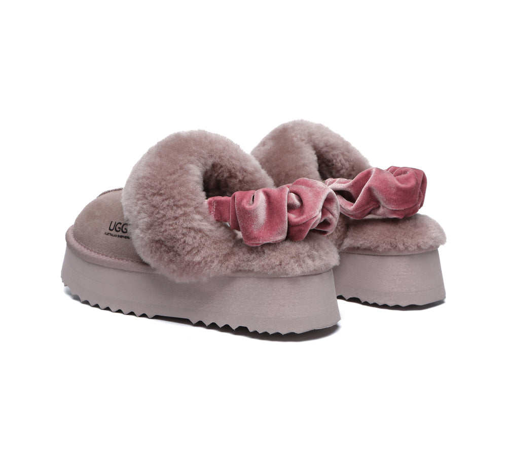 Slippers Removable Elastic Metal Connection Velvet Strap