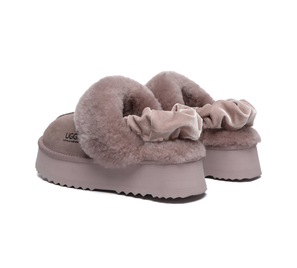 Slippers Removable Elastic Metal Connection Velvet Strap