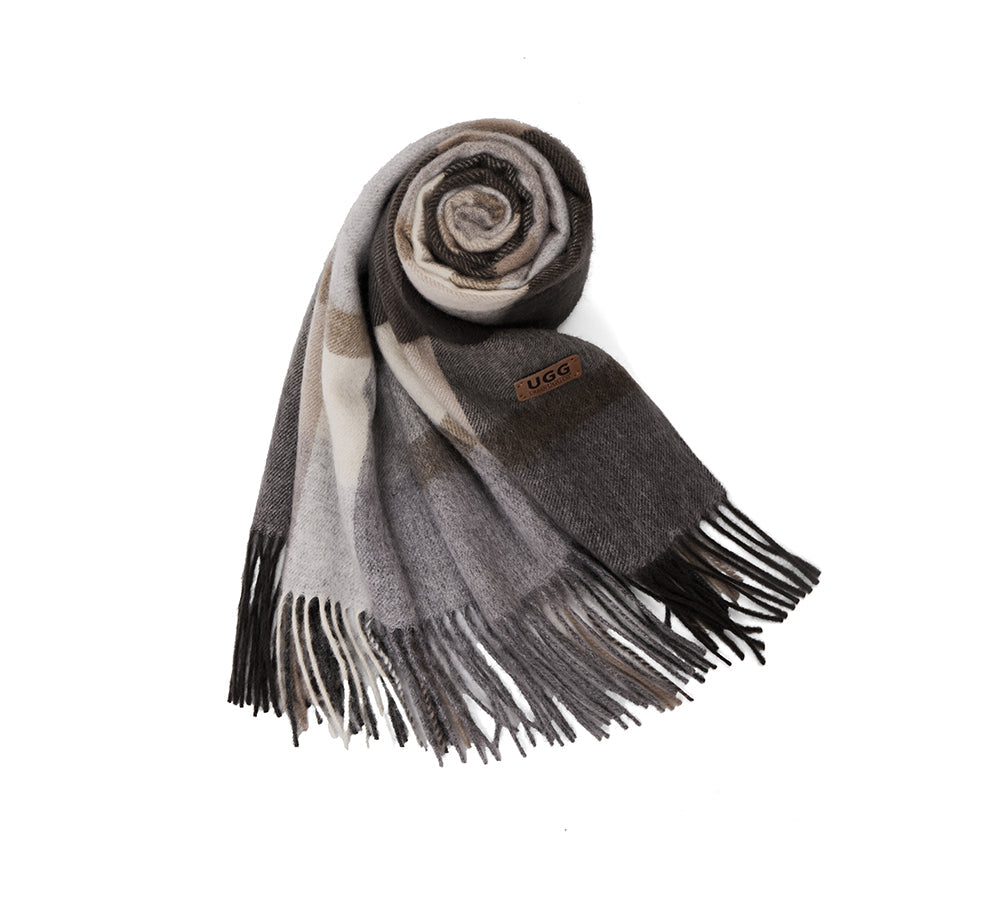 Urban UGG Wool Plaid Shawl Wynel URBAN UGG