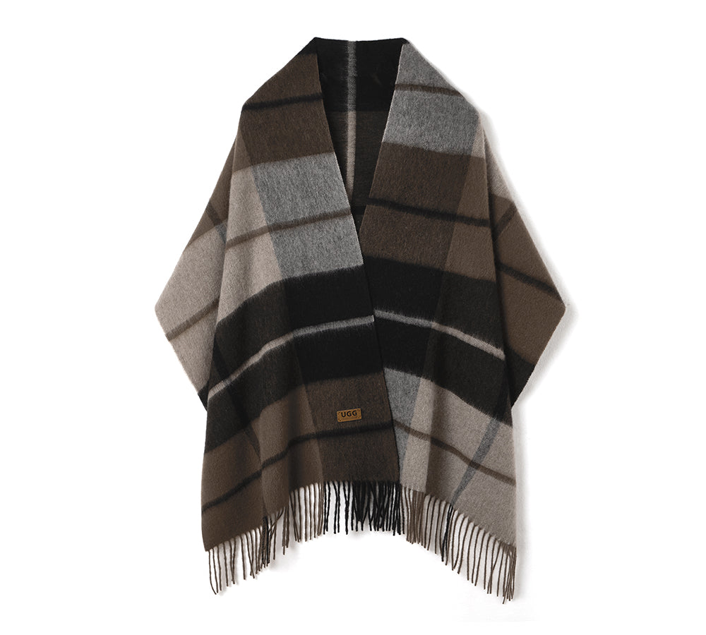 Urban UGG Wool Plaid Shawl Wynel URBAN UGG