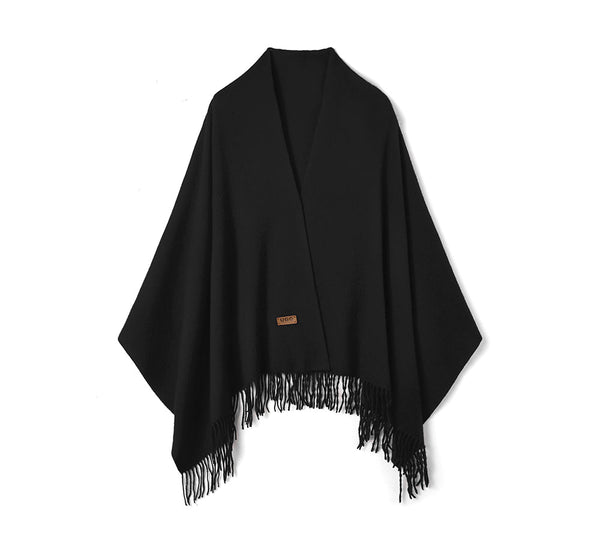 URBAN UGG® 100% Wool Fringed Shawl Sovra URBAN UGG