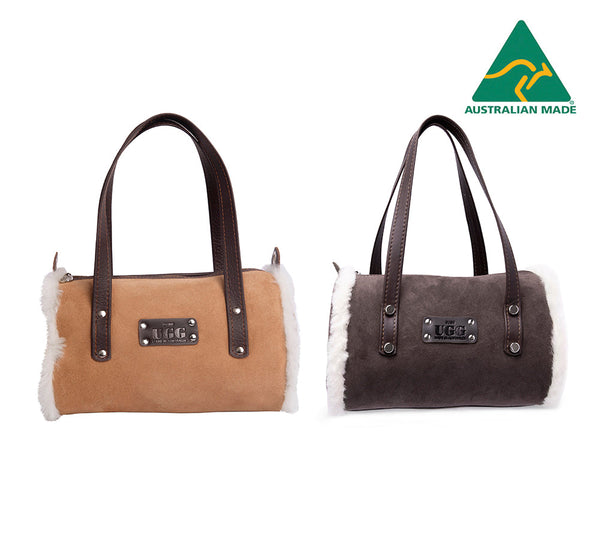 Women Medium Hand Carry Zip Barrel Bag