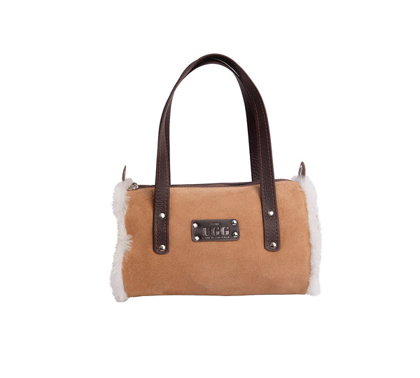 Women Medium Hand Carry Zip Barrel Bag