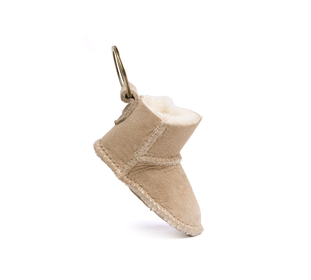 EVERAU® UGG Boot Sheepskin Wool Bootie Keyring - UGG EXPRESS