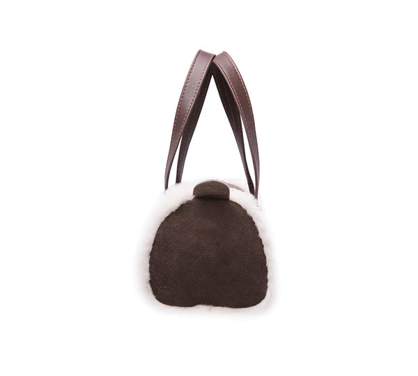 Women Small Hand Carry Zip Barrell Bag