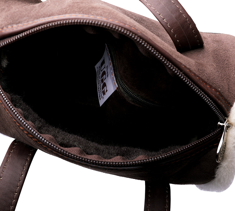 Women Small Hand Carry Zip Barrell Bag