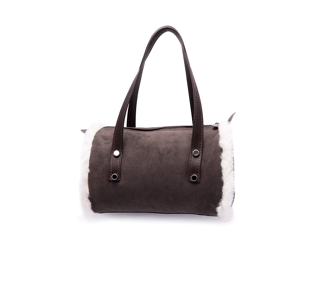 Women Medium Hand Carry Zip Barrel Bag