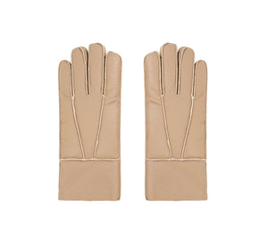 UGG Gloves Leather Fluffy Sheepskin Wool Stitching Gloves