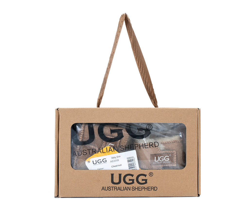 AUSTRALIAN SHEPHERD® UGG Baby Bootie Pom Pom Beanie Gift Pack - UGG EXPRESS