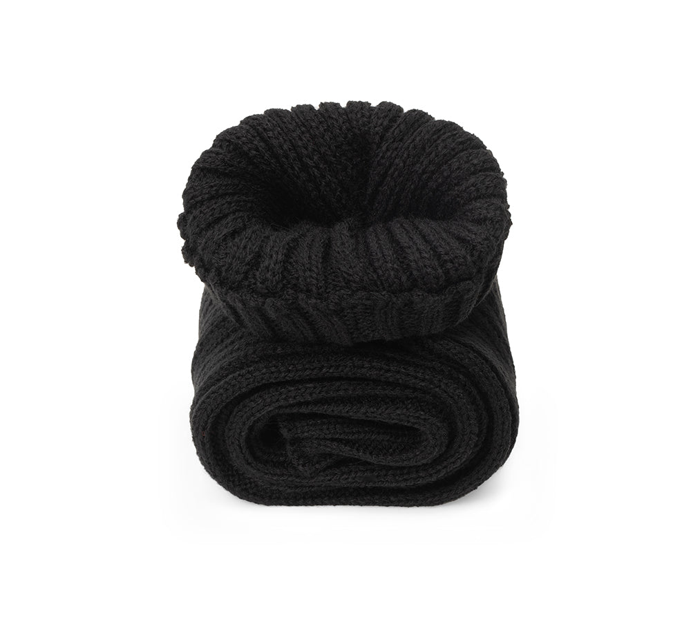 EVERAU® Women Stretchy Ribbed Knit Thick Leg Warmers EVERAU