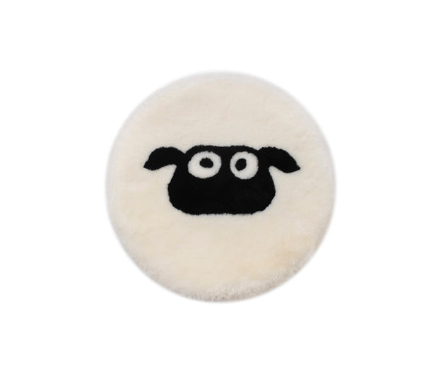 Round Wool Cushion 40cmx40cm UGG AUSTRALIAN SHEPHERD