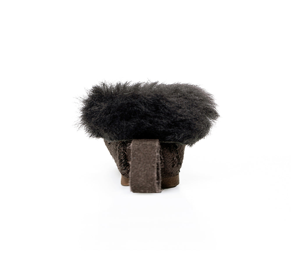 EVERAU® UGG Slippers Sheepskin Wool Popo Moccasin Keyrings - UGG EXPRESS