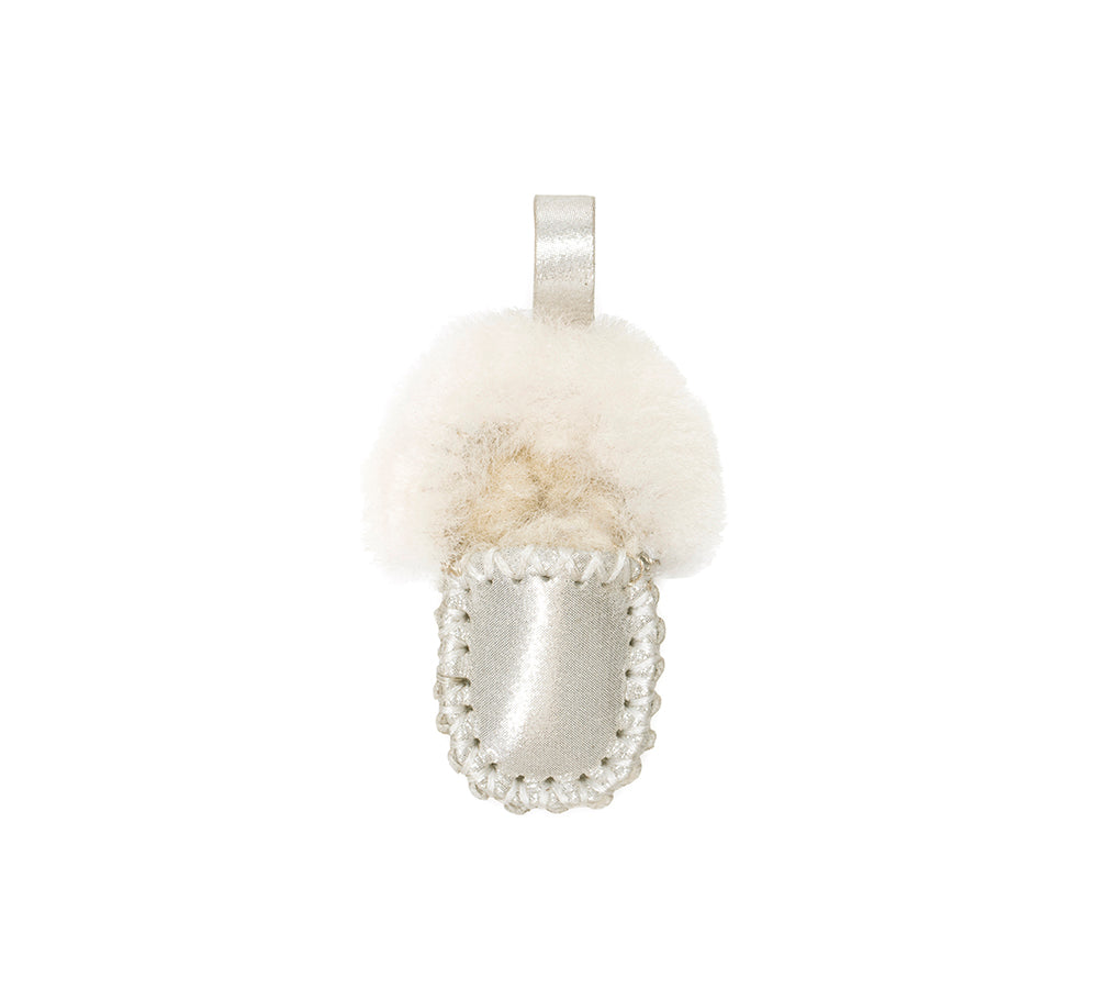 UGG Keyrings Slippers Sheepskin Wool Popo Moccasin Keychains