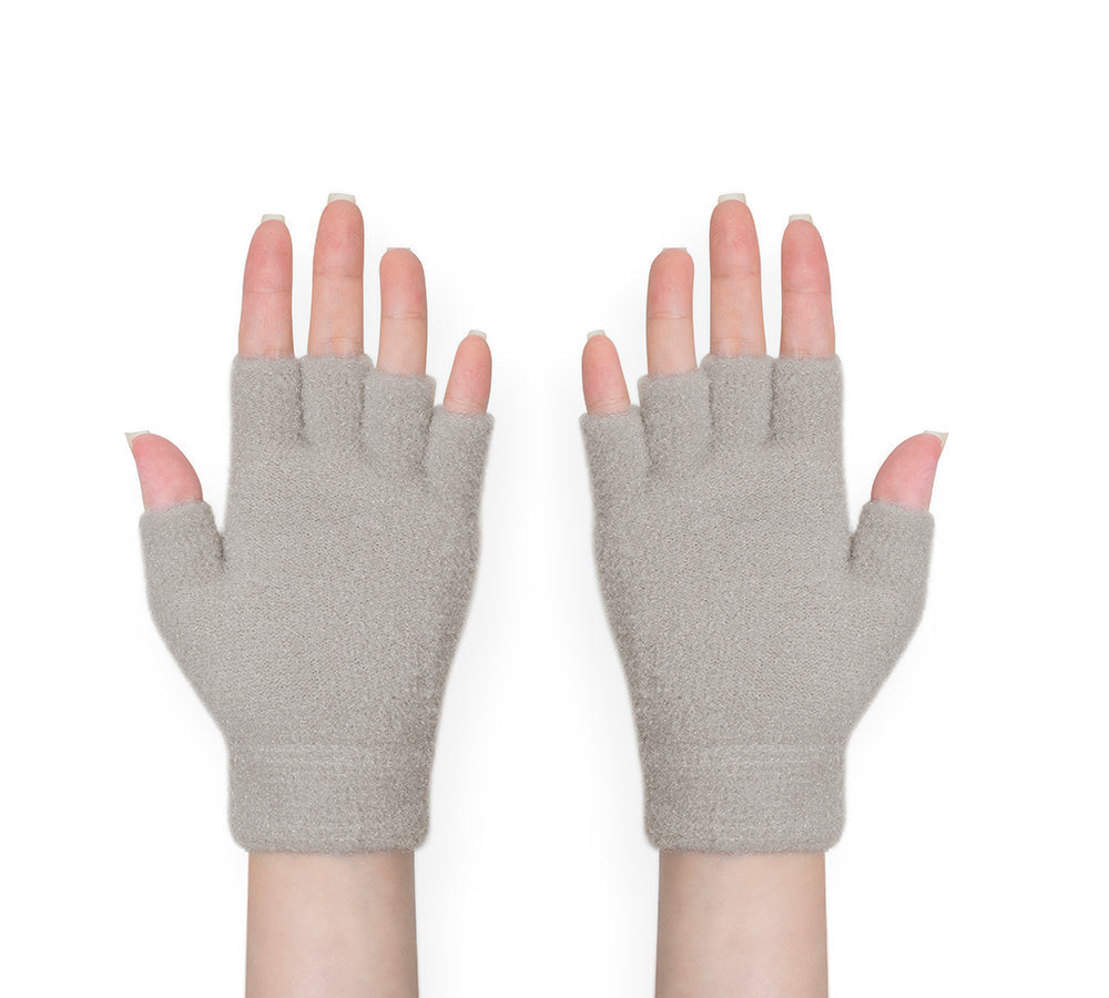 Fingerless Ultra Plush Knit Bearling Gloves