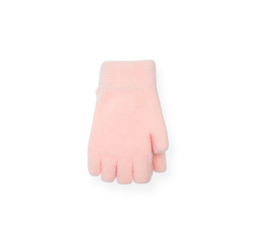 Fingerless Ultra Plush Knit Bearling Gloves