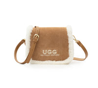 AUSTRALIAN SHEPHERD® Women Fluffy Wool Over Shoulder Messenger Bag