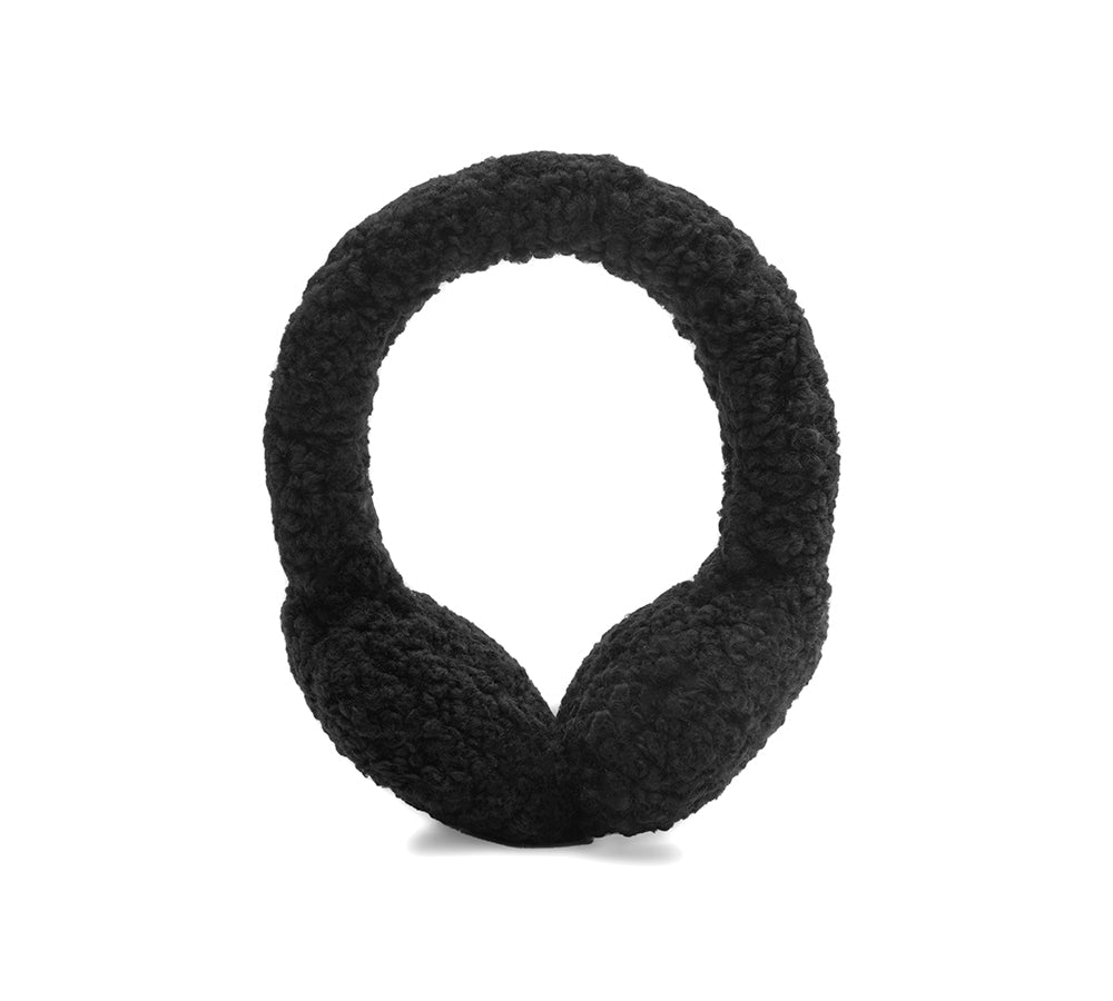 UGG Women Adjustable Sheepskin Wool Earmuff Cozette