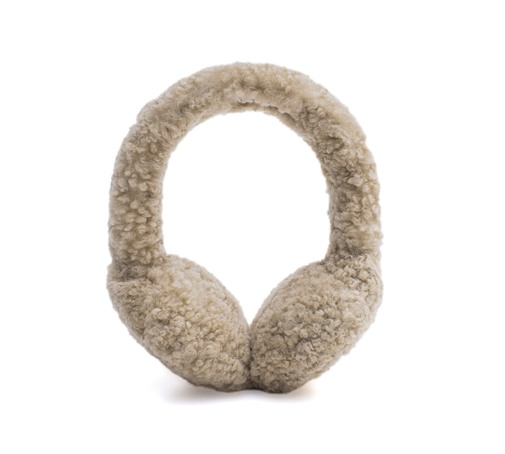 UGG Women Adjustable Sheepskin Wool Earmuff Cozette