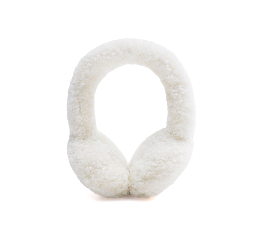 UGG Women Adjustable Sheepskin Wool Earmuff Cozette