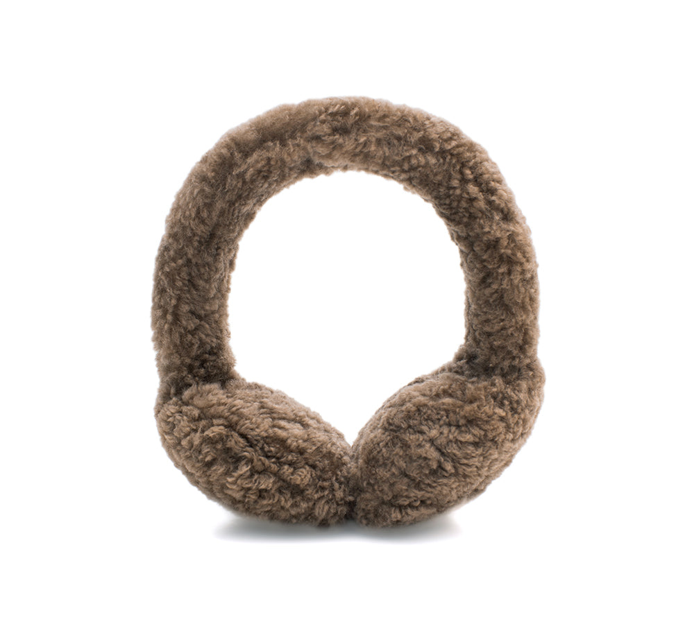 UGG Women Adjustable Sheepskin Wool Earmuff Cozette