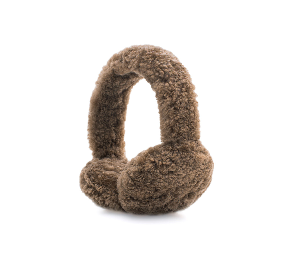 UGG Women Adjustable Sheepskin Wool Earmuff Cozette