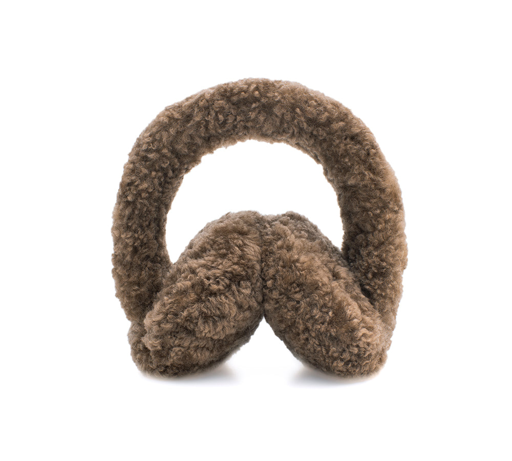 UGG Women Adjustable Sheepskin Wool Earmuff Cozette