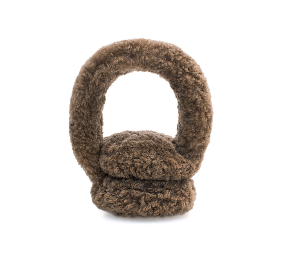 UGG Women Adjustable Sheepskin Wool Earmuff Cozette