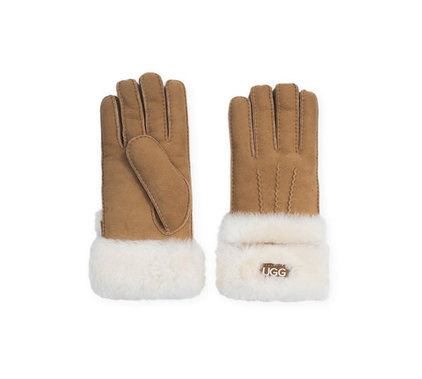 AUSTRALIAN SHEPHERD® Fluffy Shearling Gloves Puni