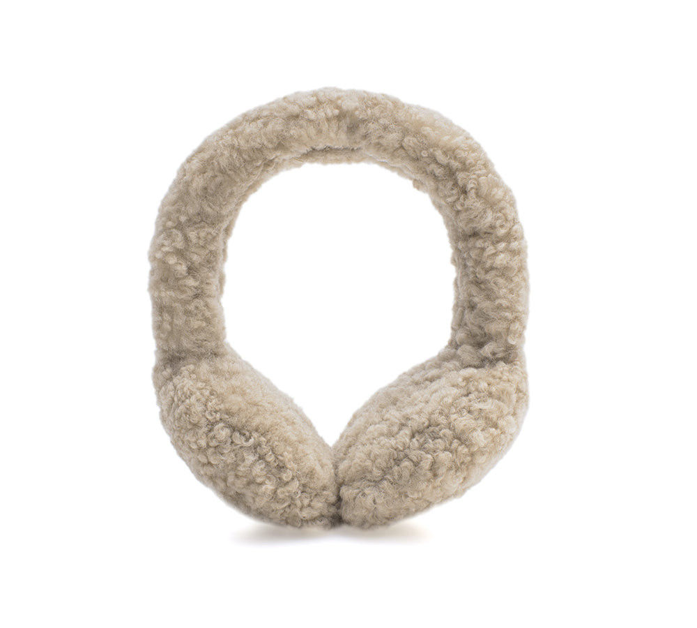 UGG Kids Adjustable Sheepskin Wool Earmuff Cozette