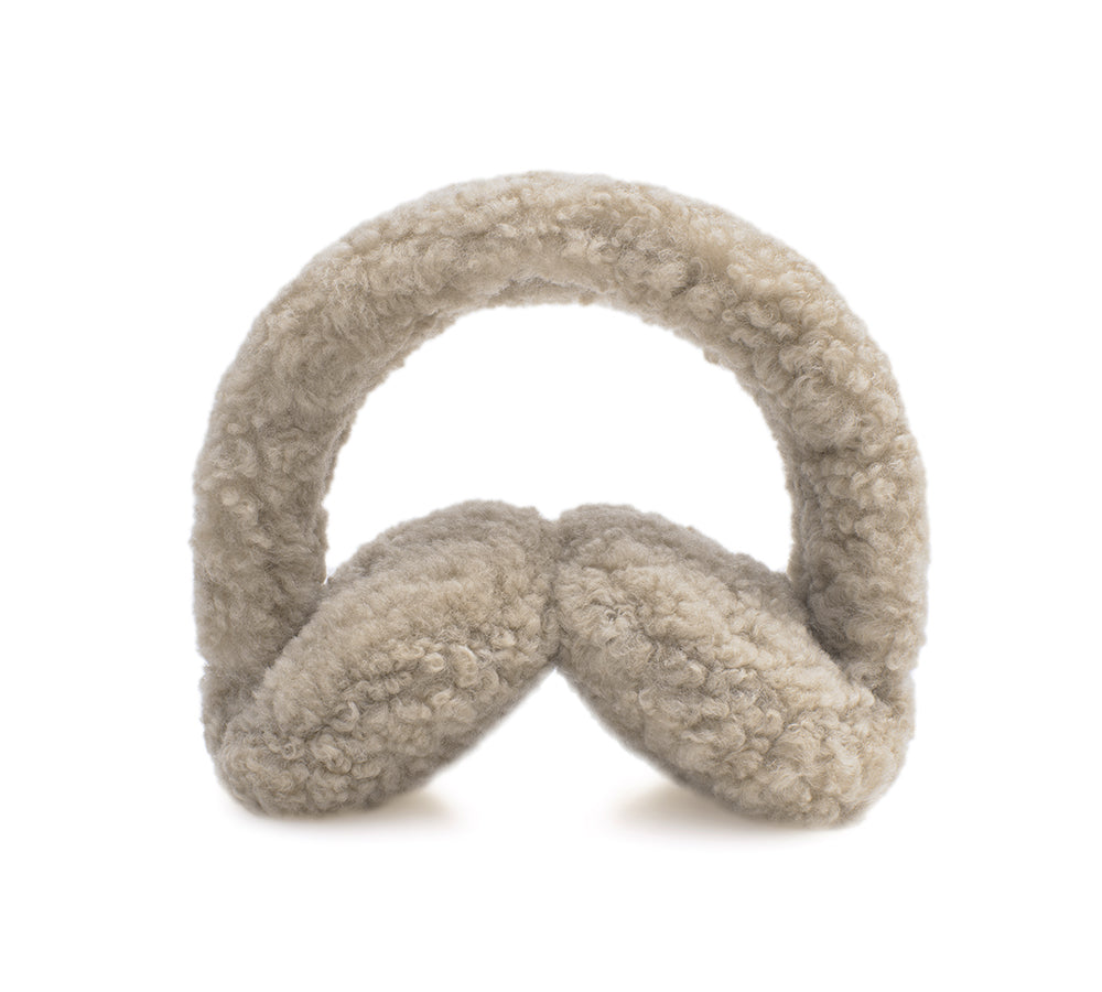 UGG Kids Adjustable Sheepskin Wool Earmuff Cozette