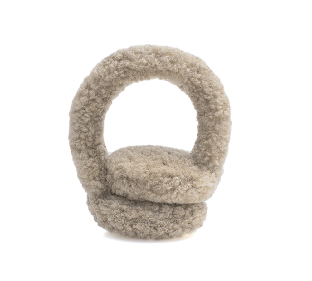 UGG Kids Adjustable Sheepskin Wool Earmuff Cozette