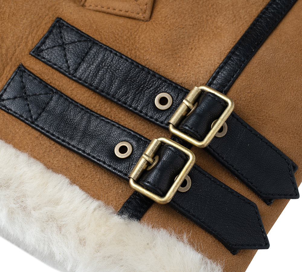EVERAU® Fluffy Zip Sleeveless Vest Dale