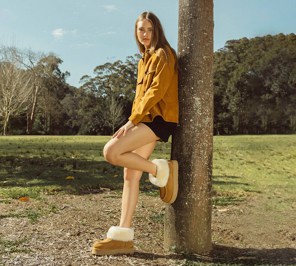 EVERAU® UGG Boots Women Loofee EVERAU