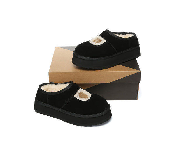AUSTRALIAN SHEPHERD® UGG Slippers Sheepskin Wool Ankle Platform Carmella UGG AUSTRALIAN SHEPHERD