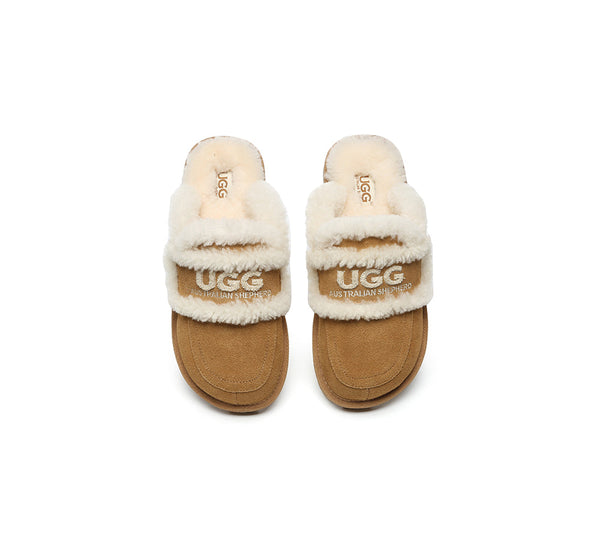 AUSTRALIAN SHEPHERD® UGG Slippers Women Shearling Rilee