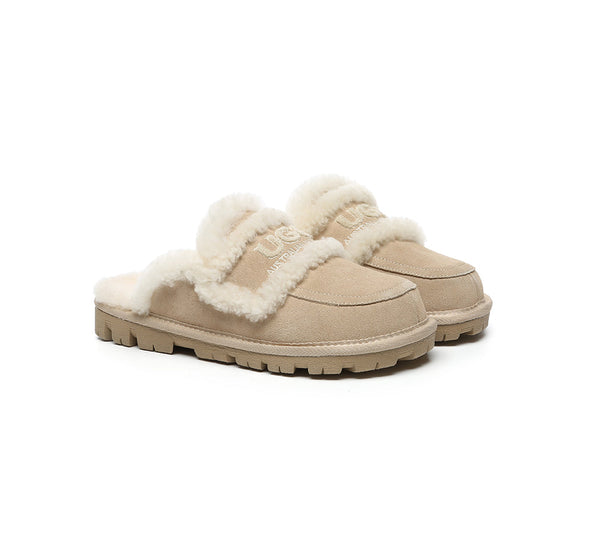 AUSTRALIAN SHEPHERD® UGG Slippers Women Shearling Rilee