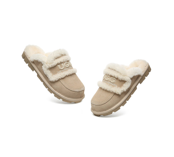AUSTRALIAN SHEPHERD® UGG Slippers Women Shearling Rilee