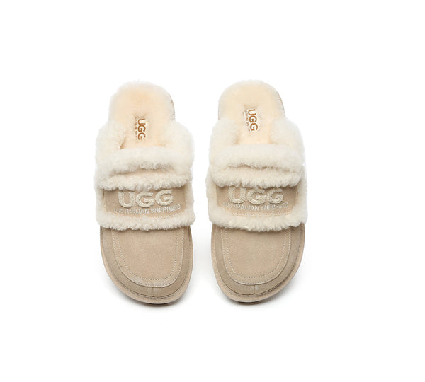 AUSTRALIAN SHEPHERD® UGG Slippers Women Shearling Rilee